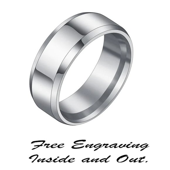 My Bead Emporium Other - Men's Titanium marking rings.